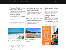 Tablet Screenshot of bestbeachvacationsin.com